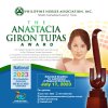 Anastacia Giron Tupas Awards 2023 